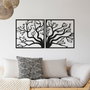 Wallity Tree Accesorio decorativo de pared de metal Negro